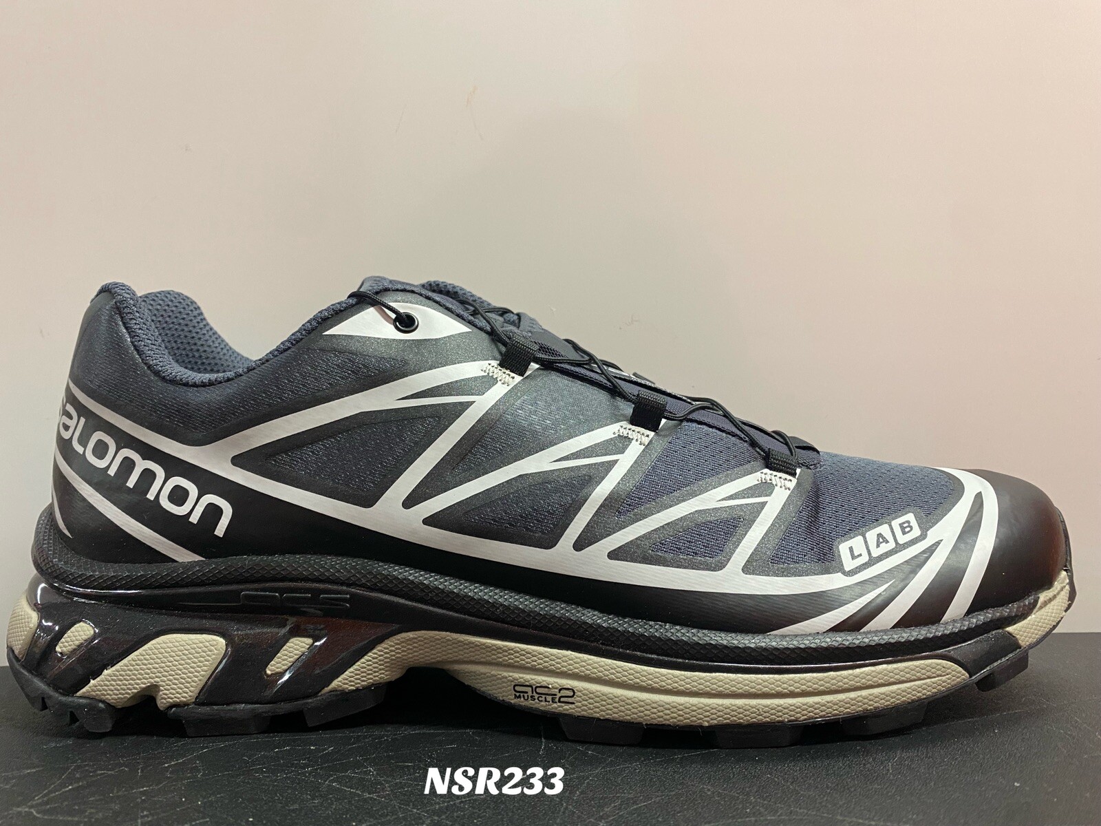SALOMON ADVANCED XT 6 DOVER STREET MARKET EBONY NERO VINTAGE L41717000 TAGLIA 11