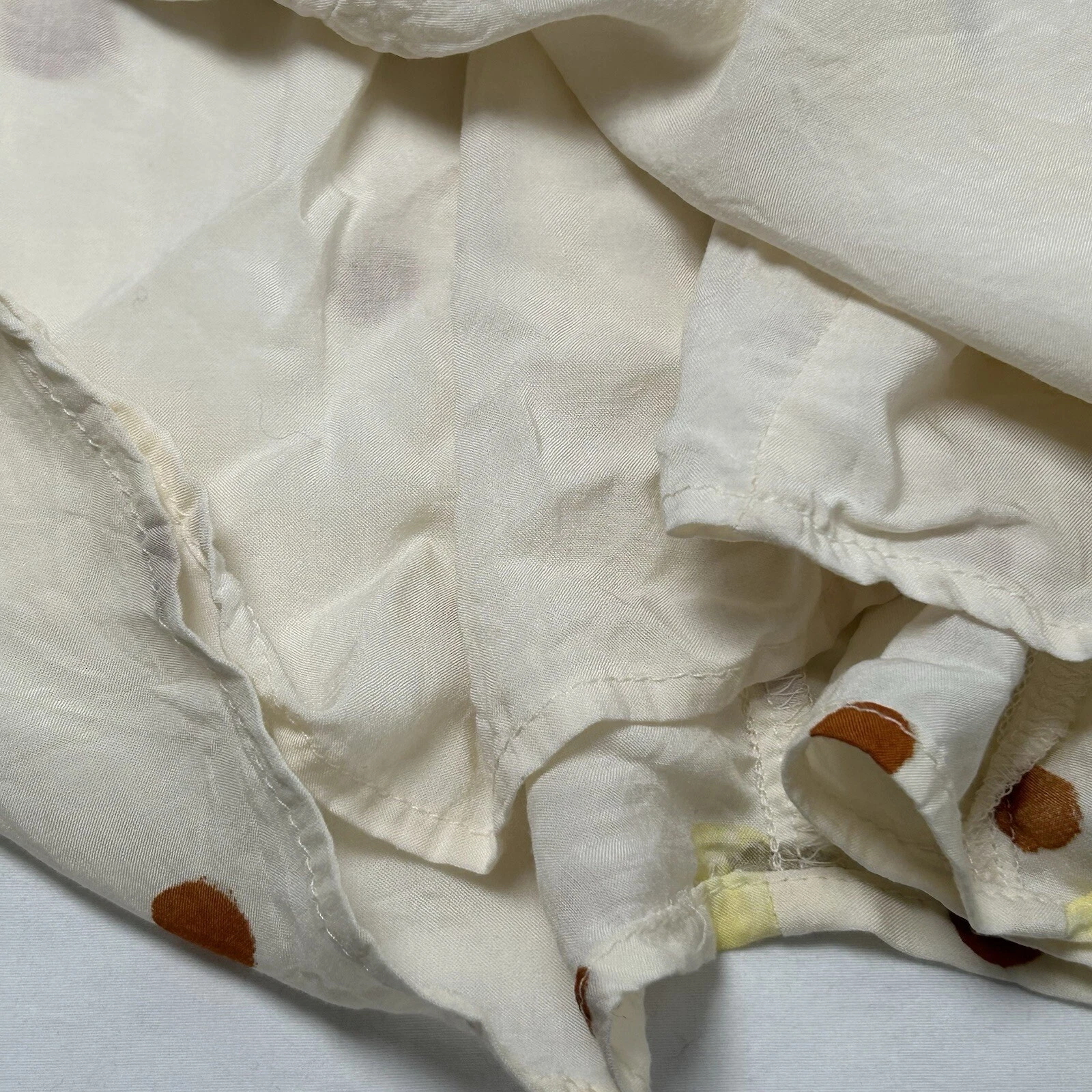 Free People Date Night Sunshine Off White Mini Abito Floreale XS Fairy Festival