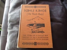 Nah-Le Kah-De - He Herds Sheep - Navajo Boy - Isis Harrington 1937 Signed HB 3