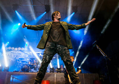Matt Walst of Three Days Grace at Festival D ete De Quebec on Ju- 2014 Photo