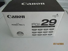 Lot of 1 Canon PGI-29 PRO-1 12 Ink tank Value Pack, NEW OEM PGI-29