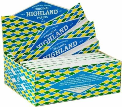 Highland Double Decadence Premium Rolling Kingsize Papers - 5/10/24