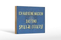Holzschild Spruch 18X12 Cm Ich Hab Keine Macken Holz Deko Schild