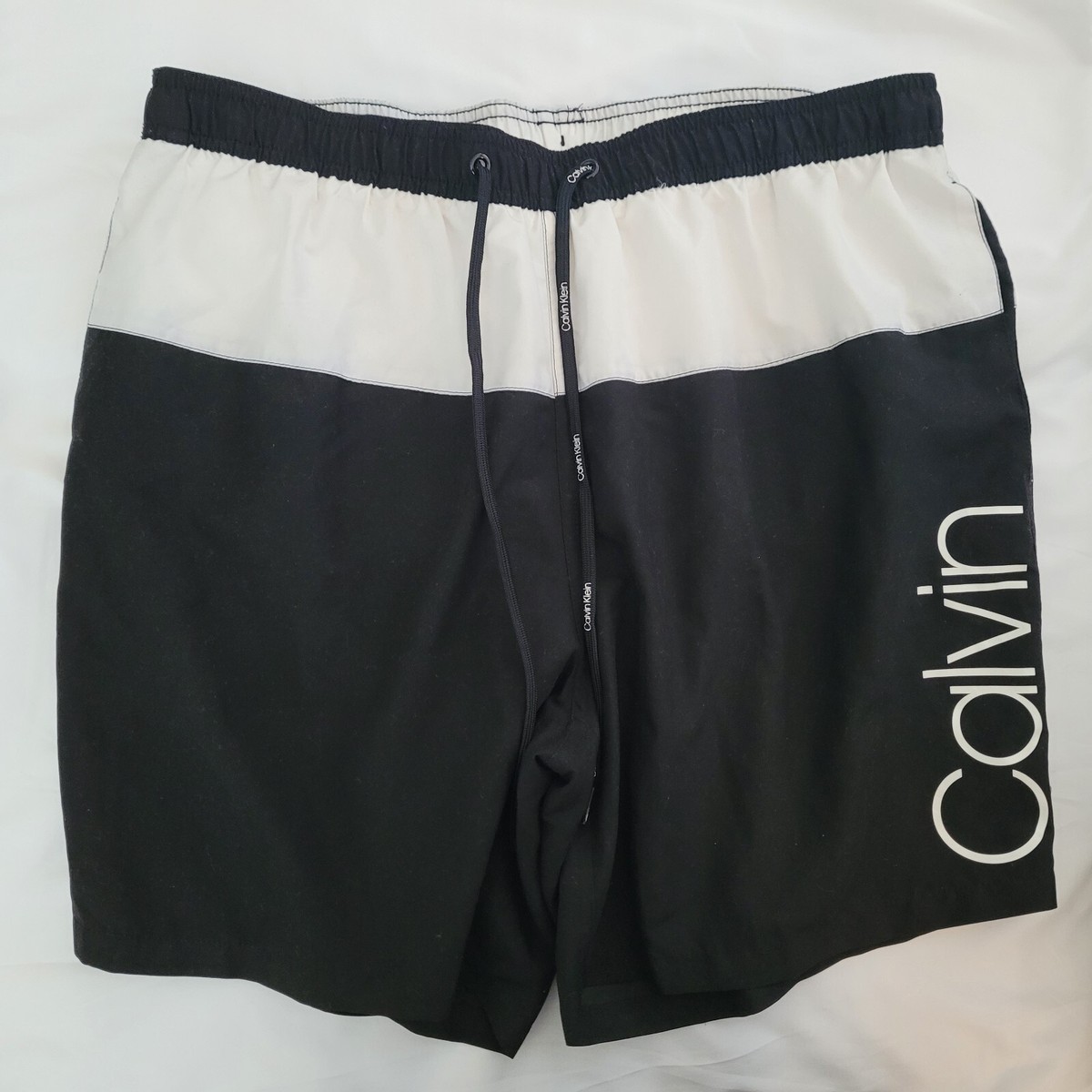 Calvin Klein Men's Swim Trunks Blue Size X-Large