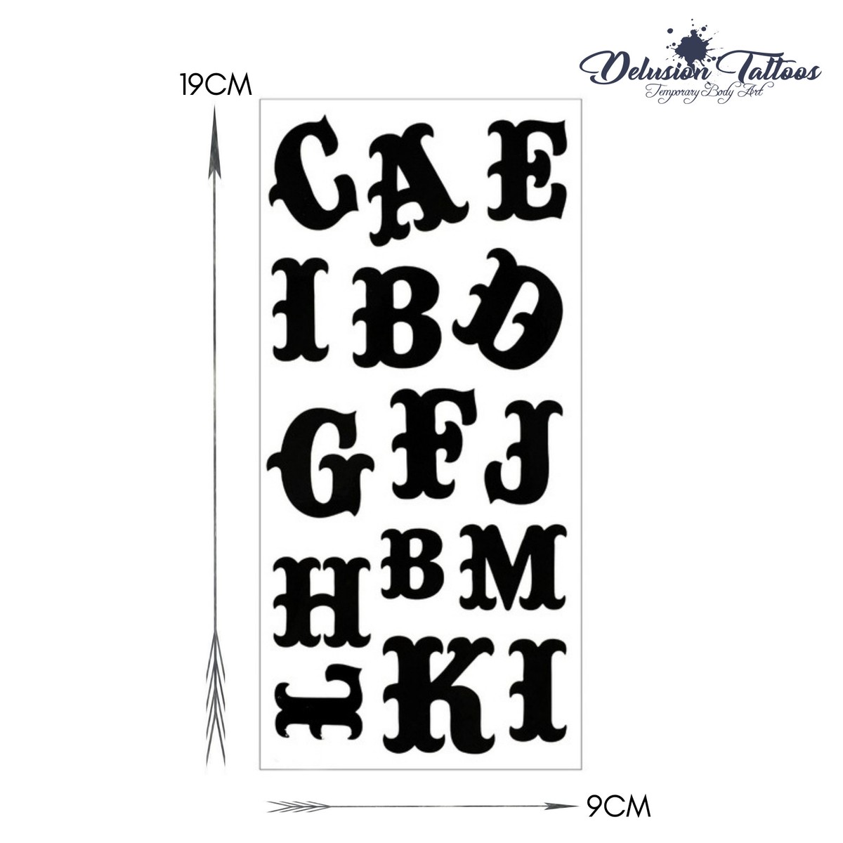 Script Writing Tattoos Letters