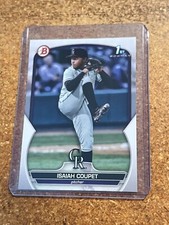 2023 Bowman Draft Baseball Prospects Paper 1st Bowman Card # BD-37 Isaiah Coupet