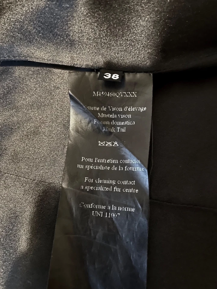 Chaleco chaqueta corta sin mangas de piel verde oscuro Yves Salomon - Chaleco UK6 / IT38 Foto 4 de 4