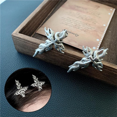 Trending Dragon Pattern Wave Sun Hairpins Flame Hair Clip Barrette