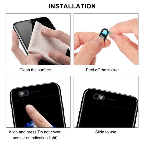 3 PCs Deckungsabdeckung Dia Hundemuster Privatsphäre Schutz Webcam Cover - Afbeelding 2 van 12