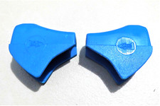 RALEIGH CHOPPER MK1 MK2 / GRIFTER - NEW SKY BLUE BRAKE LEVER COVERS / HOODS x 2