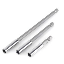 1/4" Hex Shank Quick Release Magnetic Drill Bit Holder Extension Long Bar Socket