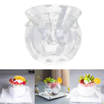  Large Fruit Bowl Ice Chilled Serving Bowls Reusable Salad Middle Size