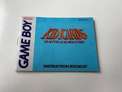 Anleitung zu Kid Icarus für GameBoy DMG-KA-USA-2