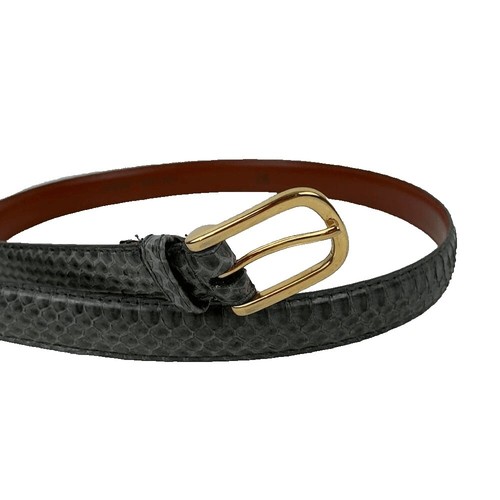 Justin Top Grain Cowhide Leather Belt Blueish Gray Size 28 3055S
