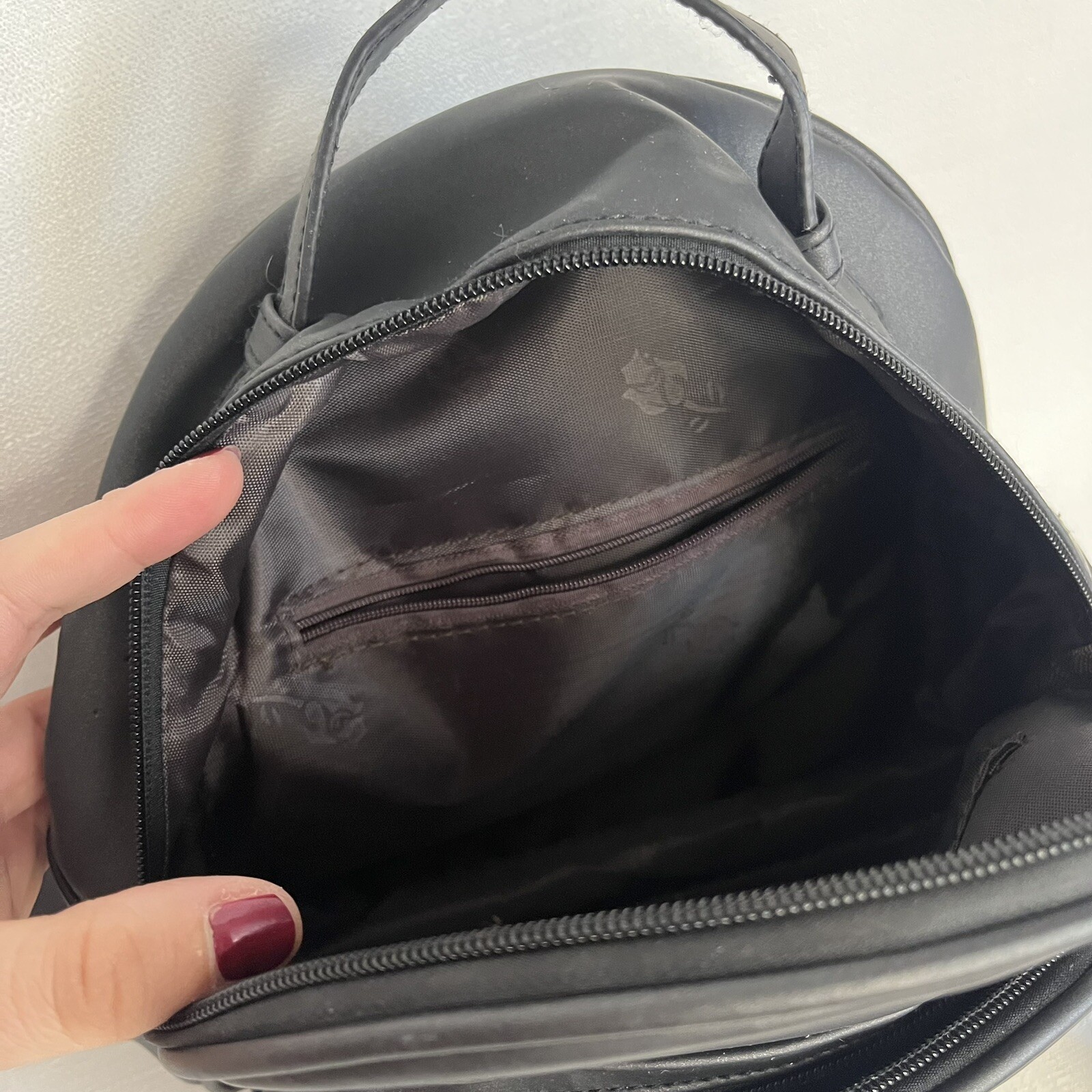 Black Cat Ear Sequin Mini Backpack - image 4