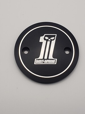 Genuine Harley Davidson Motorcycle Dark Custom Right Side Cover Emblem #25600033