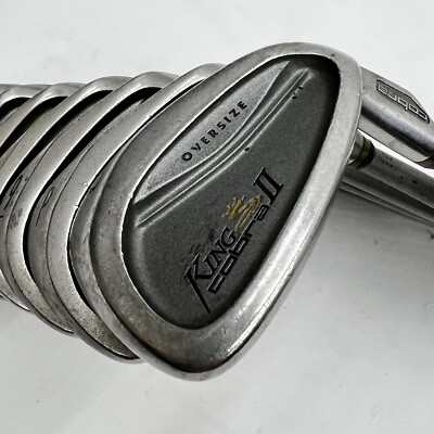Lot De 9 Fers Cobra King Cobra Oversize - Graphite Flex Régulier - Droitier
