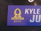Kyle Juszczyk 2021 Nfl Pro Bowl Locker Nameplate Special Edition number 4 of 5 — photo 2