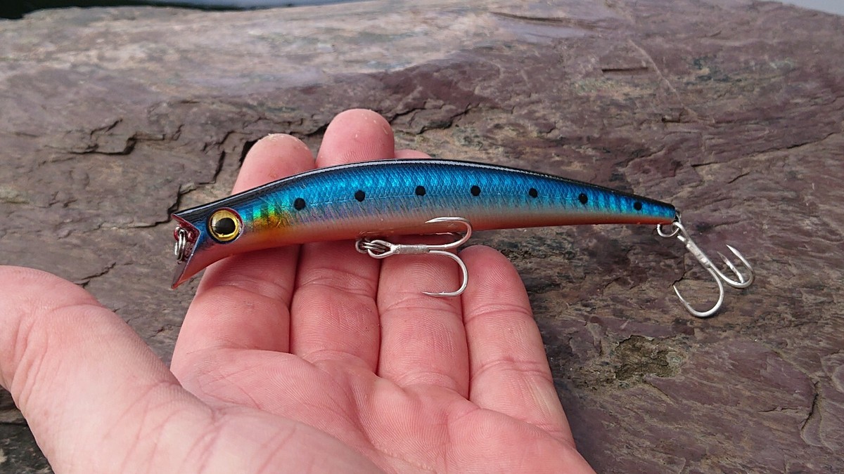 Bass Lure Bocca Croc 120 Mm 15 G 0,2-0,5 M Immersione Slim Shore - Foto 7