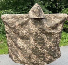 Anti-thermal imaging Double protection raincoat tent Poncho Pixel