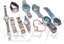 Lot of 10x Mens/Womens Watches Elgin ESQ Evans Eddie Bauer Donne Cole UNTESTED