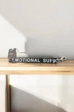 Reflective Nylon Leash Reflective "Emotional Support Animal" 1" By 4'