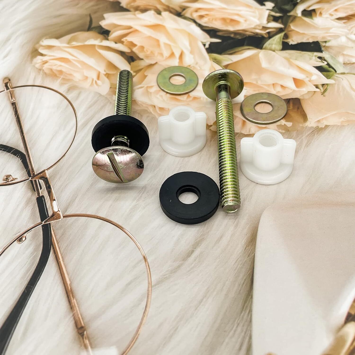 2Pcs Universal Toilet Seat Bolt Screw Set Heavy Duty One Size eBay