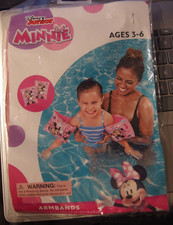 3-6 age, ad Bestway Disney Jr Minnie Mouse Swimming Inflatable Armbands Floats