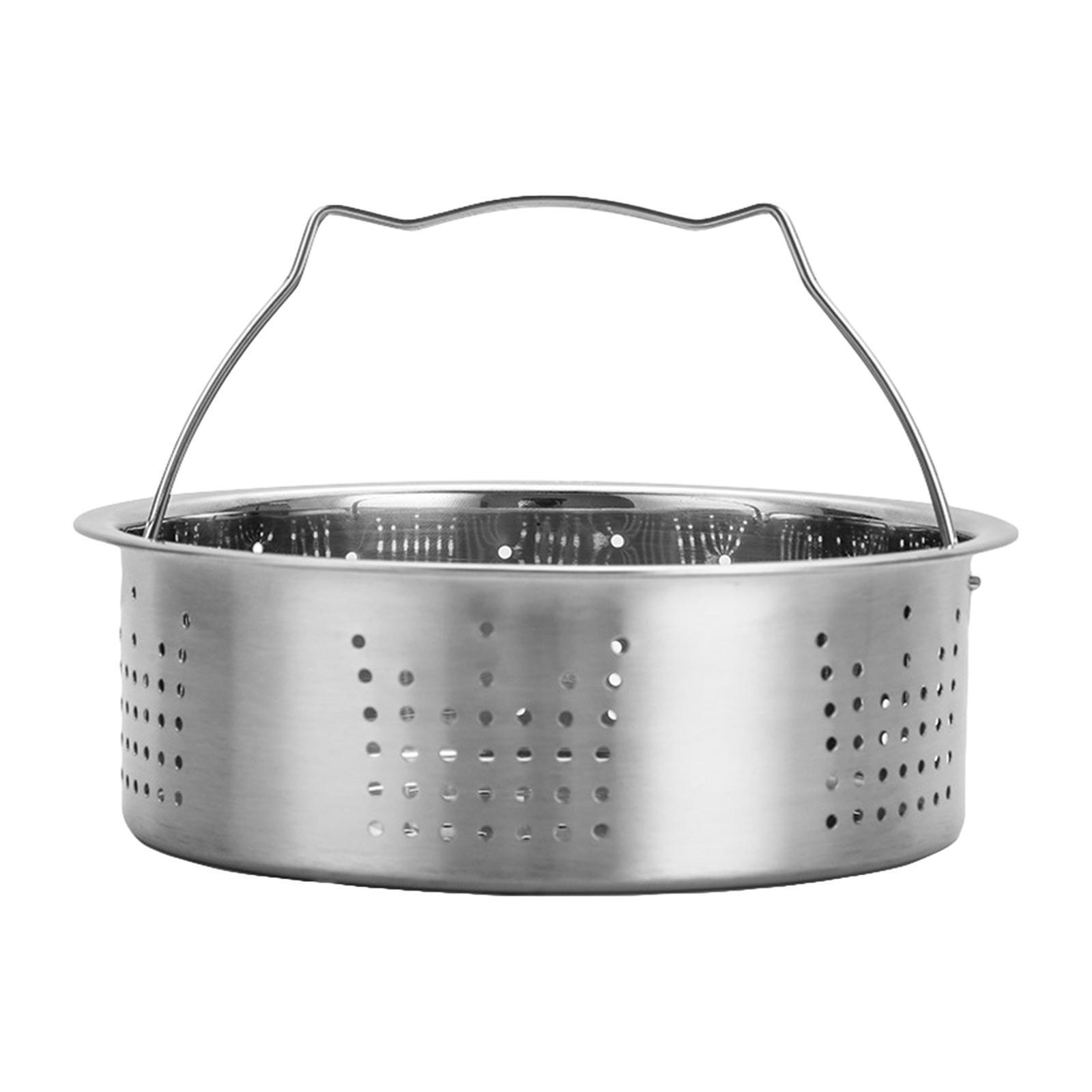 LE CREUSET Dämpfkorb Edelstahl 22cm - Für Gusseisen Schmortöpfe Zum Dämpfen Von Gemüse & Fisch