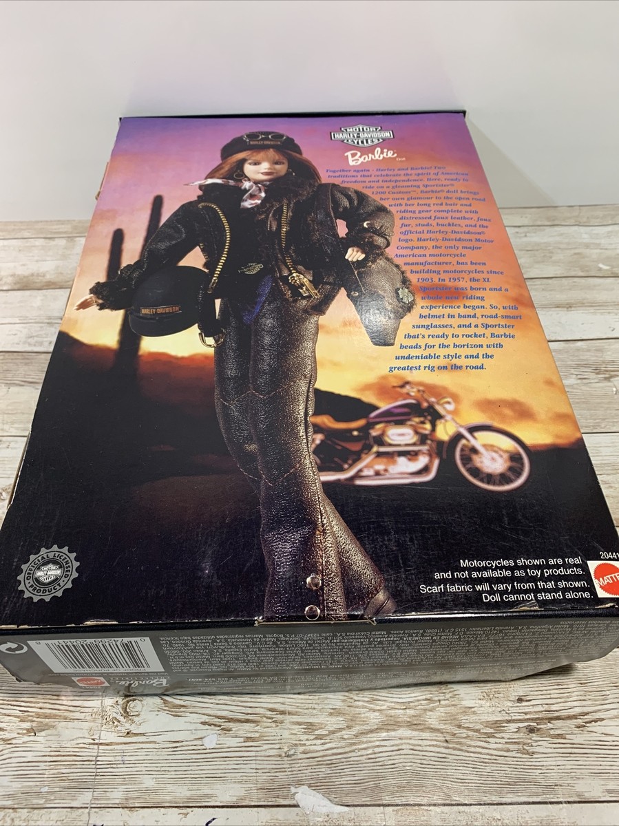 Harley Davidson Motorcycles BARBIE DOLL Mattel 20441