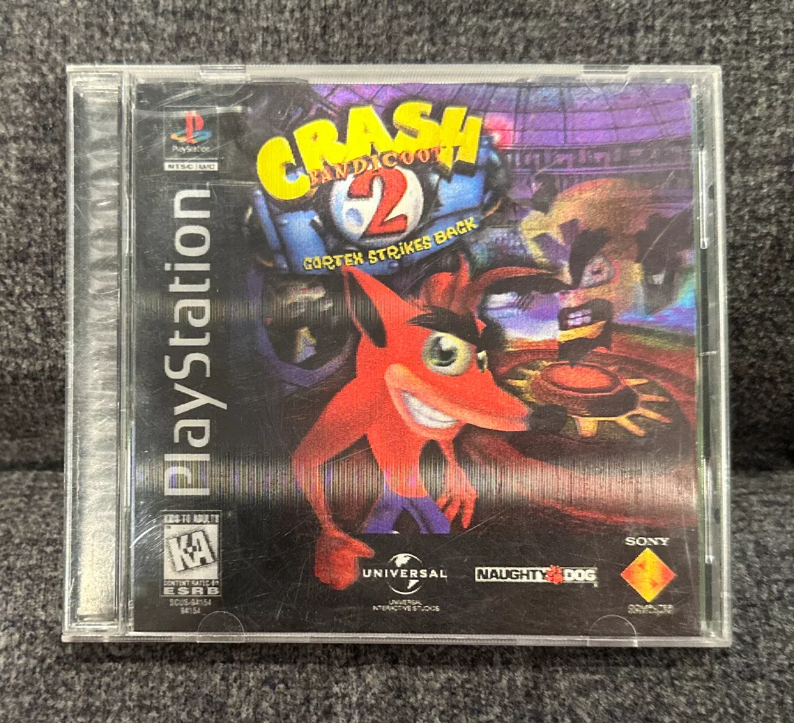 Crash Bandicoot 2:Cortex Strikes Back Playstation 1 PS1 Game For Sale