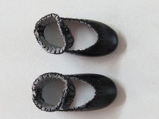 Chaussures cuir " Loulotte"  37/17  Classique  Noir  poupées anciennes