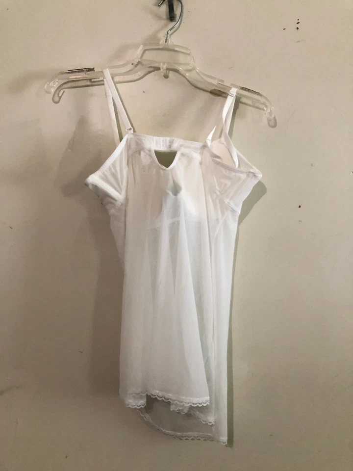 Gilligan & O'Malley Size M White Blue Lace Intimate Sexy Lingerie Sexy Women  - Image 2 of 4