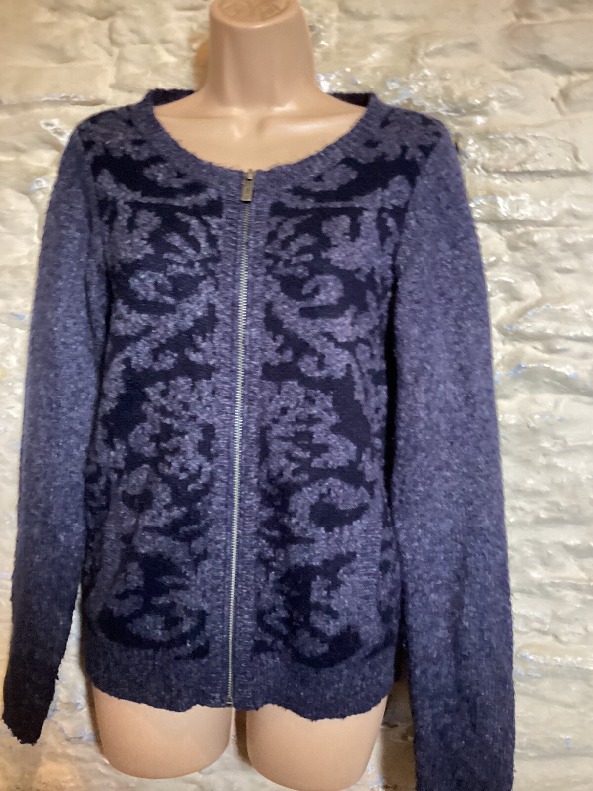 Fat Face Zipped Cardigan size 8 eBay