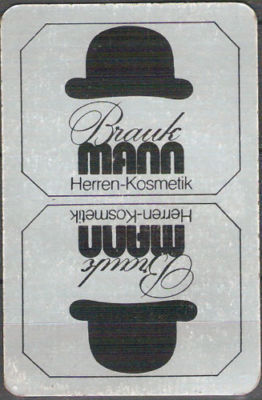Skat cards advertising - Hildegard Braukmann Kosmetik GmbH Burgwedel