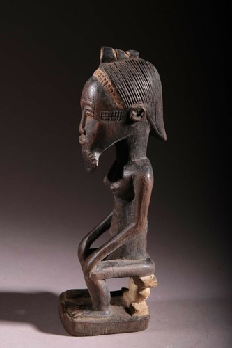 Art africain Statuette Baoulé 1768 - Photo 10 sur 12