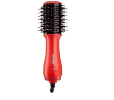 IZUTECH TORO Portable 2-in-1 Hair Dryer with Volumizing Brush-coral red-new