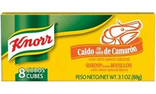 Knorr Shrimp Flavor Bouillon Cubes Caldo de Camarón en cubos (3.1oz 8 cubes)