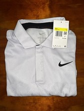 Nike Men's Dri-Fit ADV Tiger Woods Golf Polo Size Small DR5327 536 Light Purple