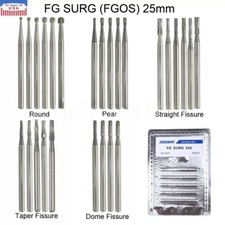 Dental Surgical Length Bur Round Long 4 557 330 25mm Carbide For High Speed ns