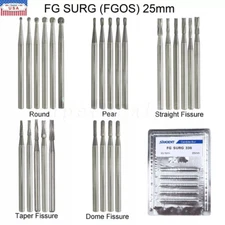 Dental Surgical Length Bur Round Long 4 557 330 25mm Carbide For High Speed ns