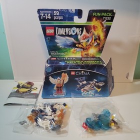 Lego Dimensions Legends Of Chima Eris & Eagle Interceptor Fun Pack 71232 New
