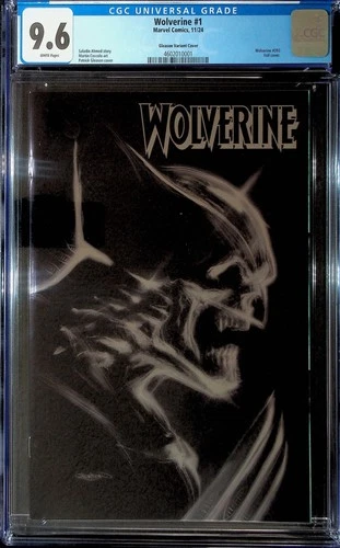 WOLVERINE #1 GLEASON VARIANT FOIL COVER 11/24 - MARVEL 2024 - CGC GRADED 9.6