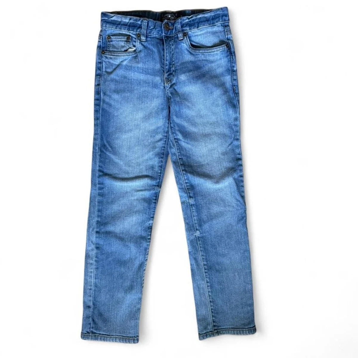 Jeans Para Niñas Lucky Brand | Tiro Medio 5 Bolsillos | Material Cómodo De Poliéster | Cintura Ajustable | Lavable A Máquina