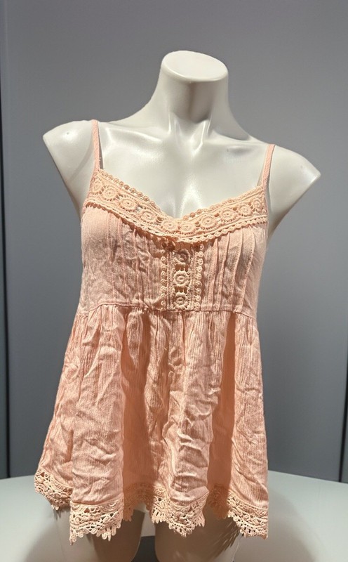 ACEMI Pink Babydoll Tank Top Size Small