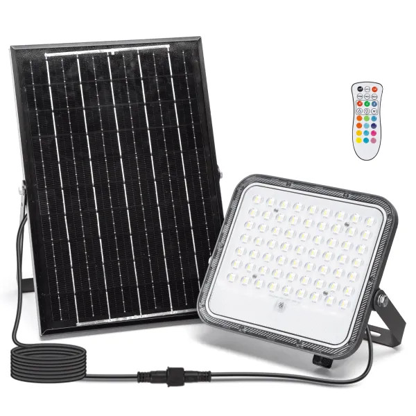 Aigostar Faro 100W Solare RGB: Offerta Imperdibile Faro IP66 Esterno
