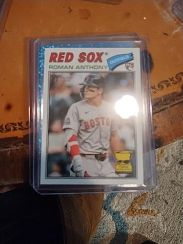2026 Topps Heritage Roman Anthony Rookie Chrome #86 Boston Red Sox Baseball Card