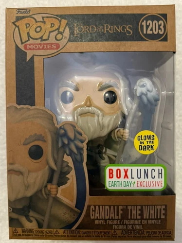 Gandalf the White Lord of the Rings Funko Pop GITD #1203 Exclusive