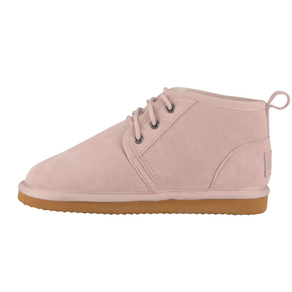 Chinelos Lugz Sequoia WSEQUOS-685 Feminino Camurça Rosa com Cadarço Chukkas Sapatos 9 - Imagem 4 de 4