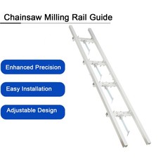 Open Board Stand Silver Chain Saw Milling Guide 7ft Milling Guide Tool Set Pro